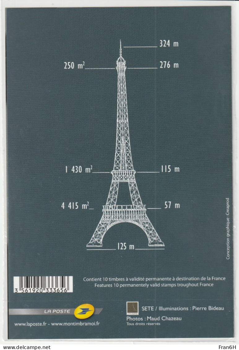 Collector 2009 - Tour Eiffel - 10 Timbres VP - Neuf Scellé - Autoadhesif - Autocollant - Collectors