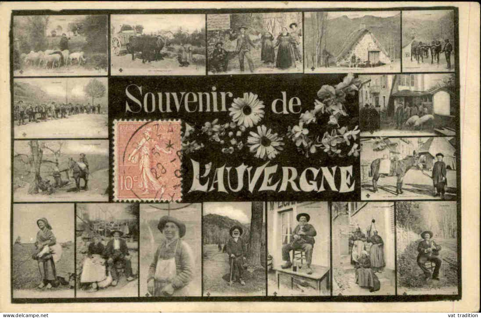 FRANCE -  Carte Postale Vues Multiples - Souvenir D'Auvergne - L 152071 - Greetings From...