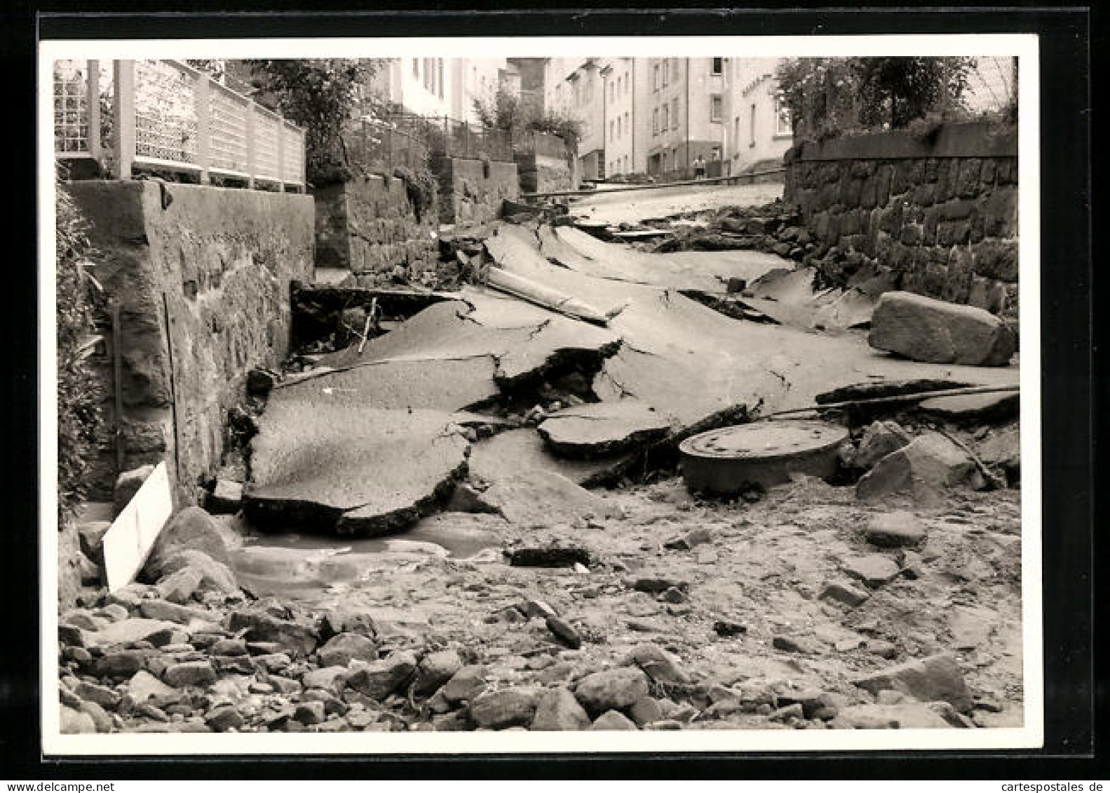 AK Schramberg, Das Hochwasser Am 21. Mai 1959  - Overstromingen