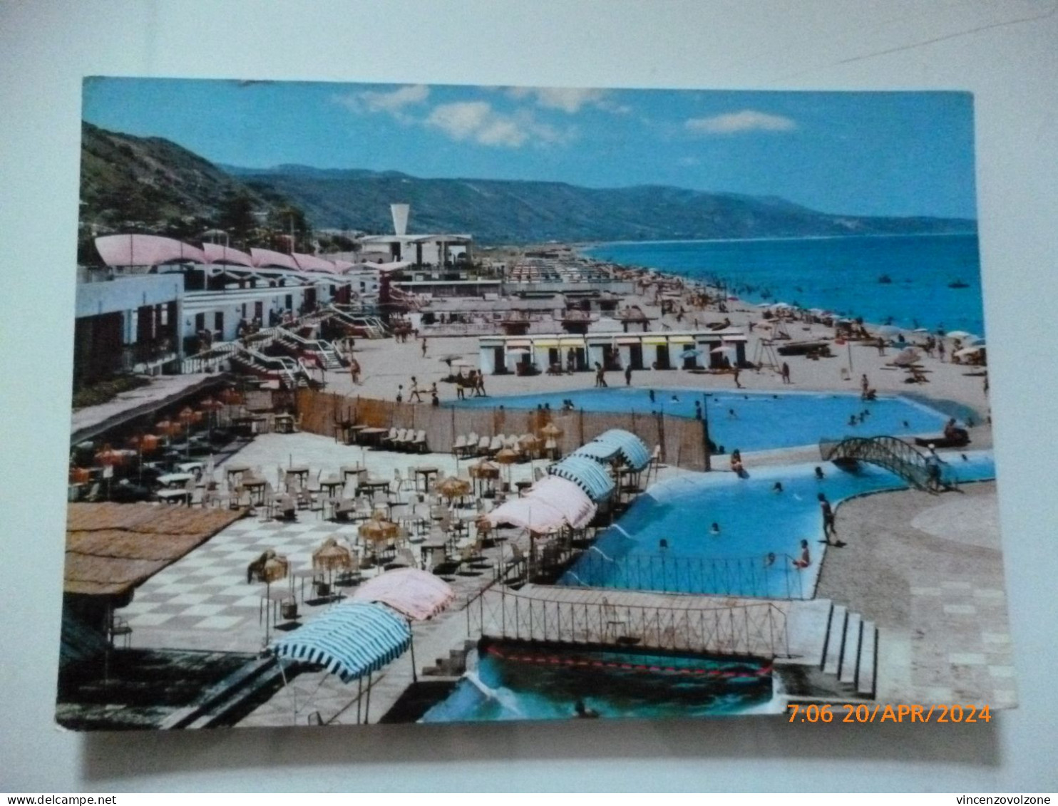 Cartolina  Viaggiata "MESSINA Lido Di Montella" 1971 - Messina