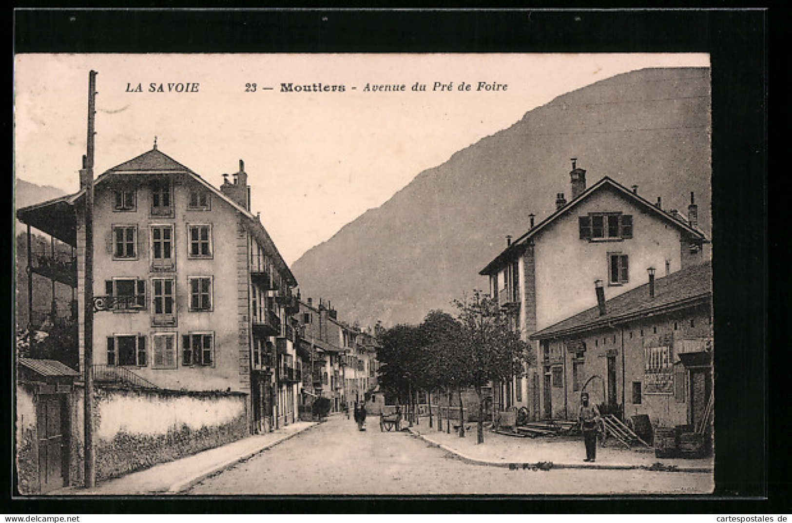 CPA Moutiers, Avenue Du Pré De Foire  - Moutiers