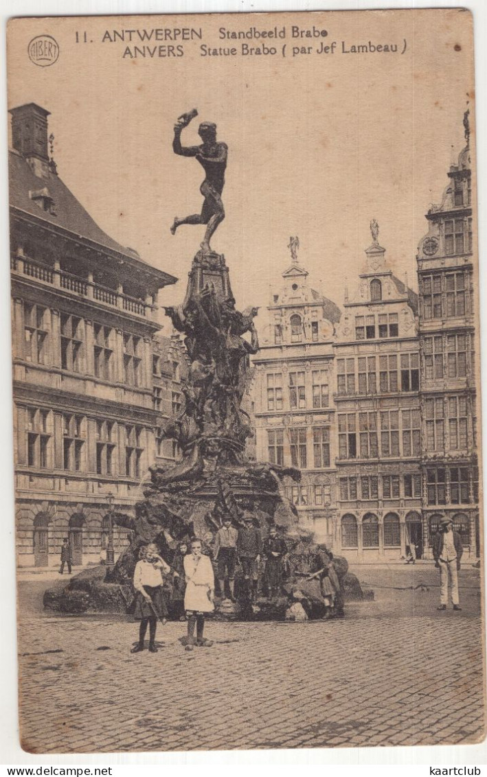 Antwerpen - Standbeeld Brabo / Anvers - Statue Brabo (par Jef Lambeau) - (Belgique/België) - Antwerpen