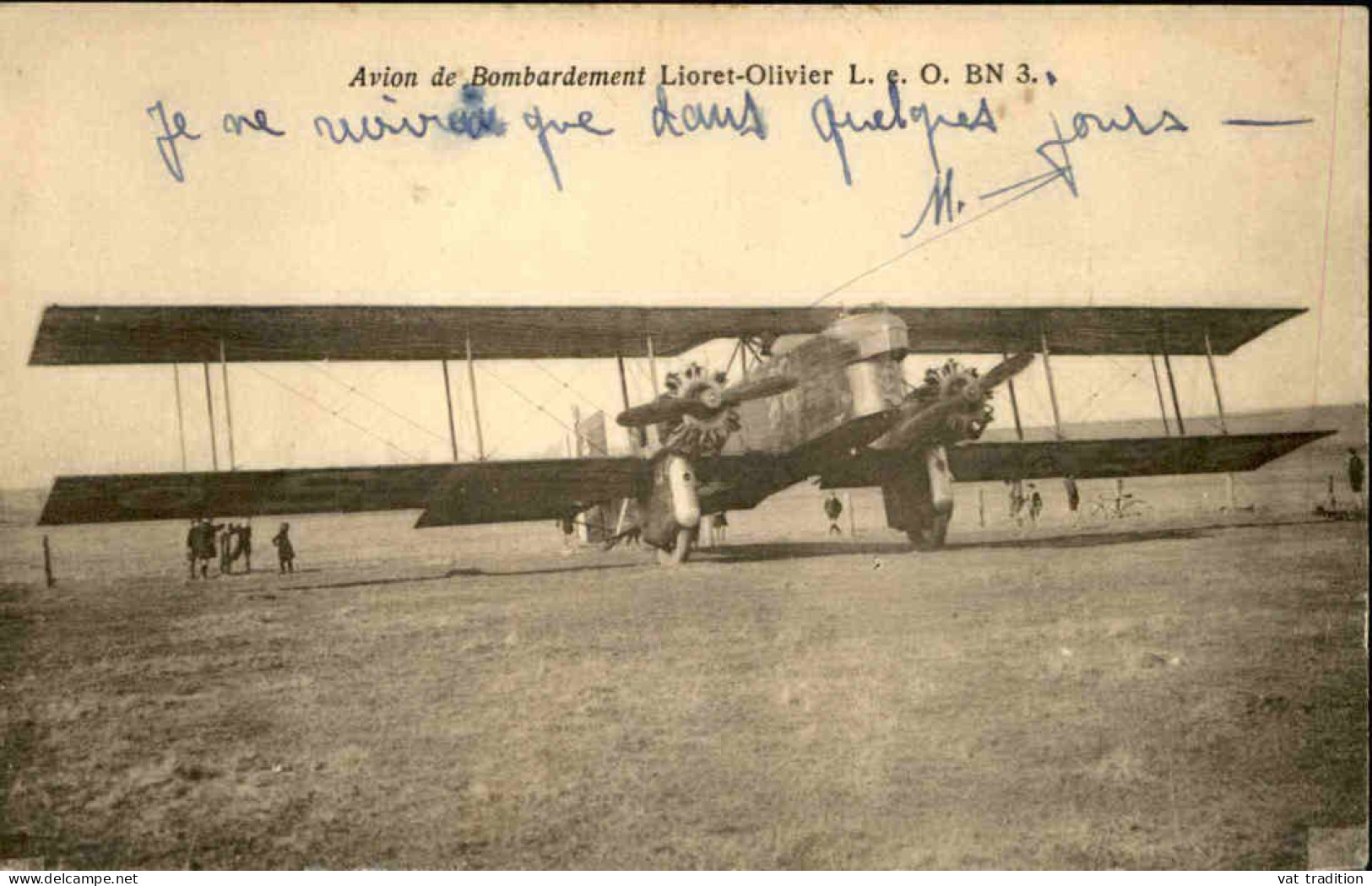 AVIATION -  Carte Postale De L'Avion De Bombardement Lioret Olivier - L 152074 - 1914-1918: 1a Guerra