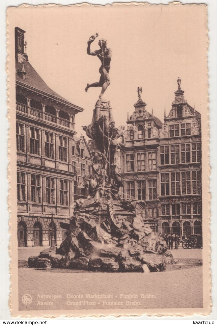 Antwerpen - Groote Marktplaats - Fontein Brabo / Anvers - Grand'Place - Fontaine Brabo - (Belgique/België) - Antwerpen