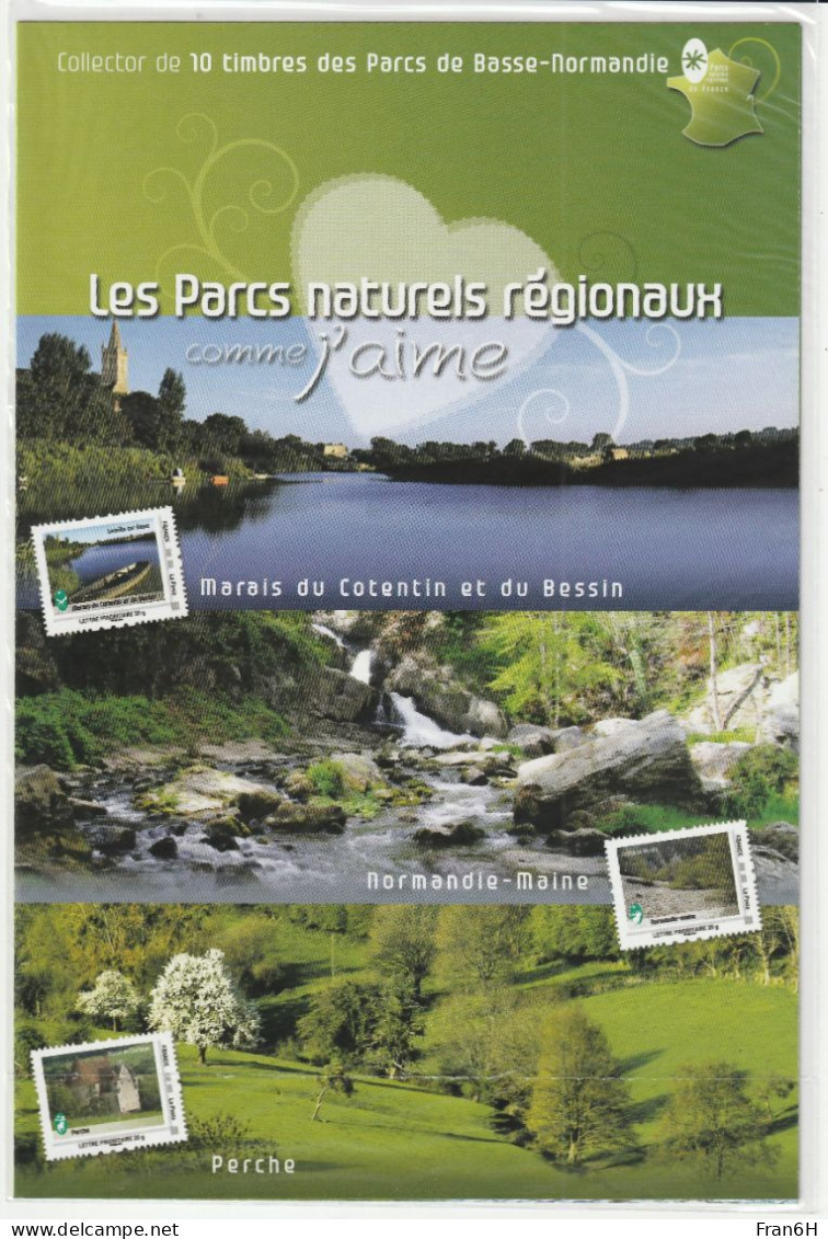 Collector 2010 - Parcs Naturels Basse-Normandie - 10 Timbres VP - Neuf Scellé - Autoadhesif - Autocollant - Collectors