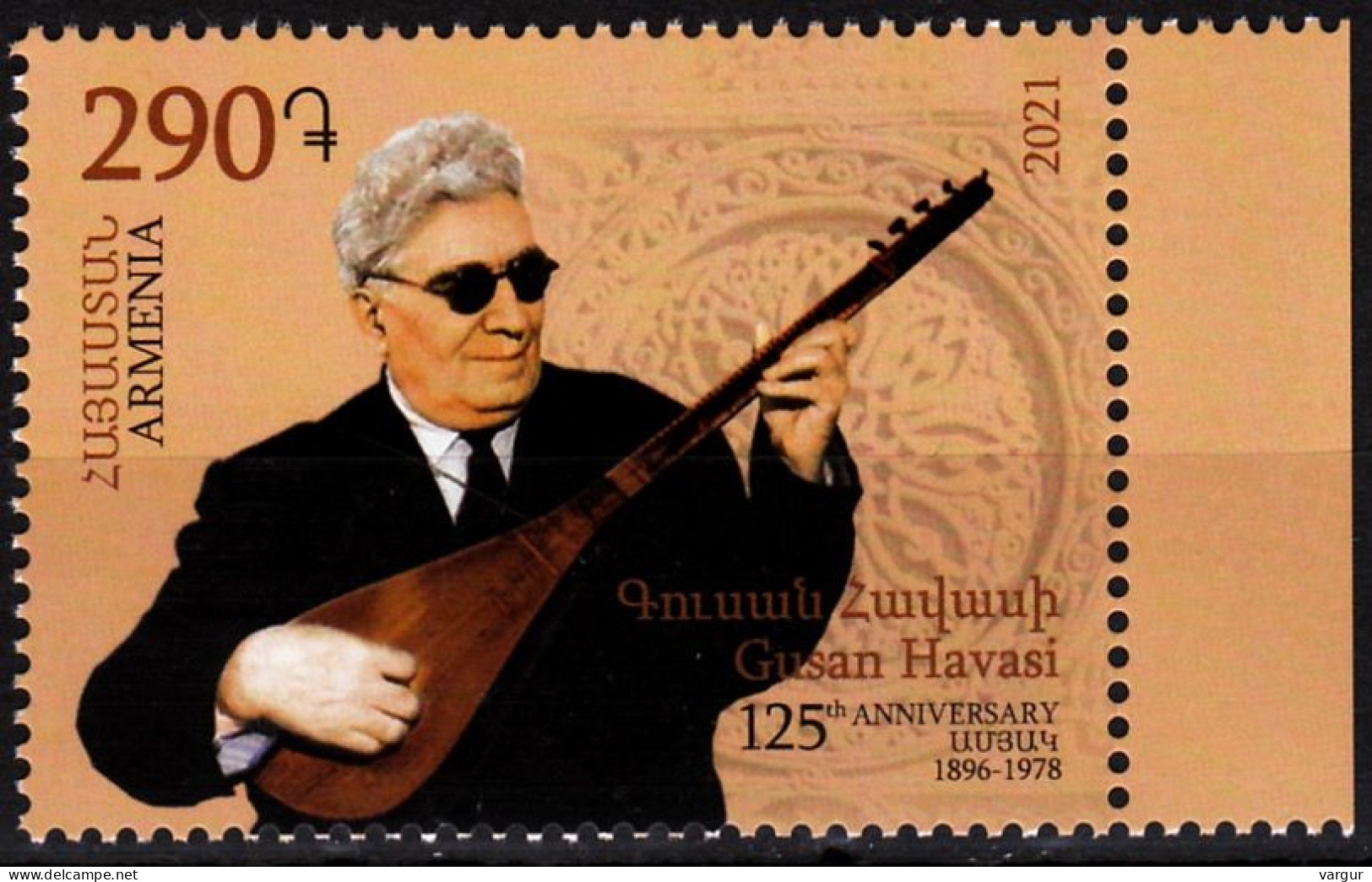 ARMENIA 2021-30 Folklore Music: Havasi - 125, MNH - Musique