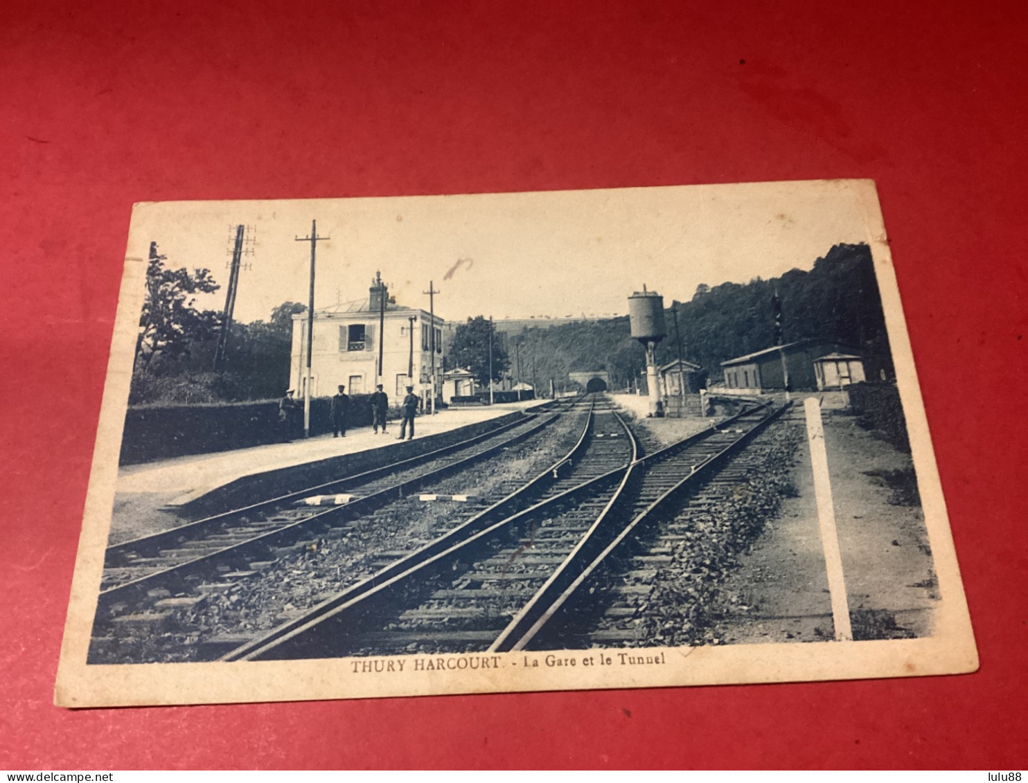 ️  THURY HARCOURT     La Gare Et Le Tunnel FRAIS DE PORT OFFERT. 4/24 - Thury Harcourt