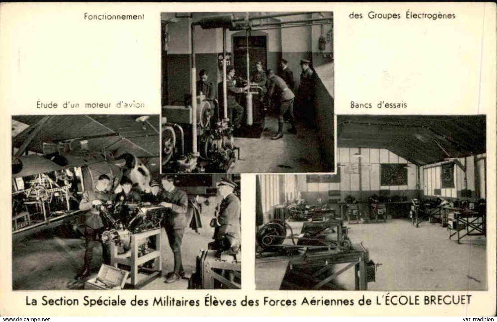 AVIATION -  Carte Postale De L'Ecole Breguet - Section Spéciales Des Militaires élèves Des Forces Aériennes - L 152075 - 1919-1938: Entre Guerras