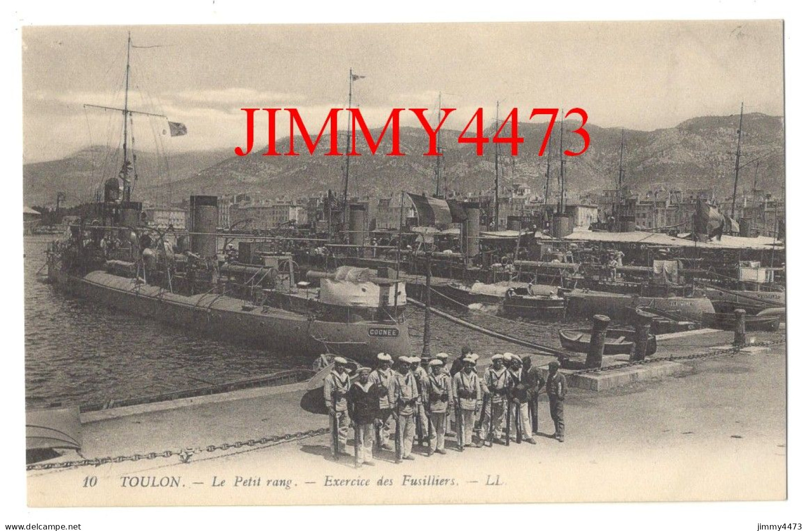 CPA - TOULON - Le Petit Rang - Exercice Des Fusiliers - N° 10 - L L - Toulon