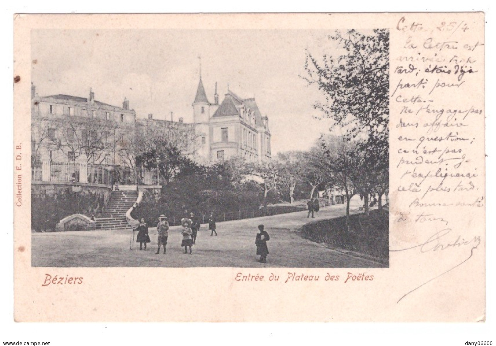 BEZIERS - Entrée Du Plateau Des Poëtes (carte Animée) - Beziers