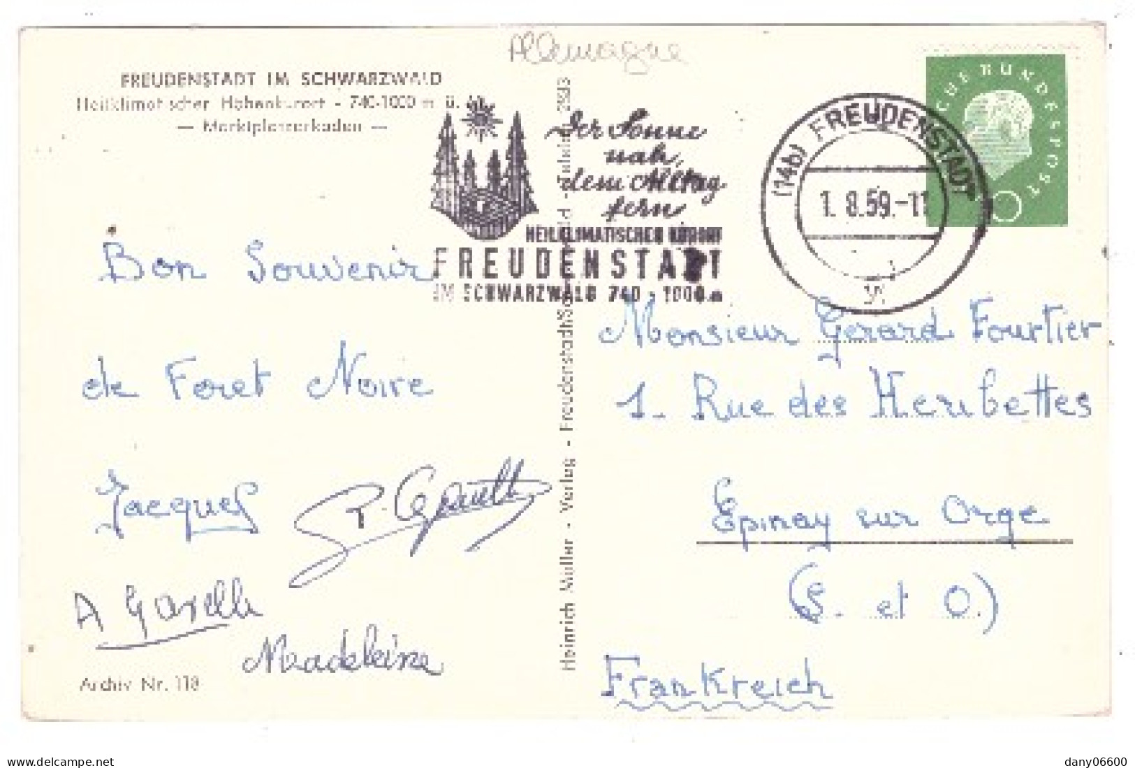 ALLEMAGNE - FREUDENSTADT IM SCHWARZWALD  (carte Photo Animée) - Freudenstadt