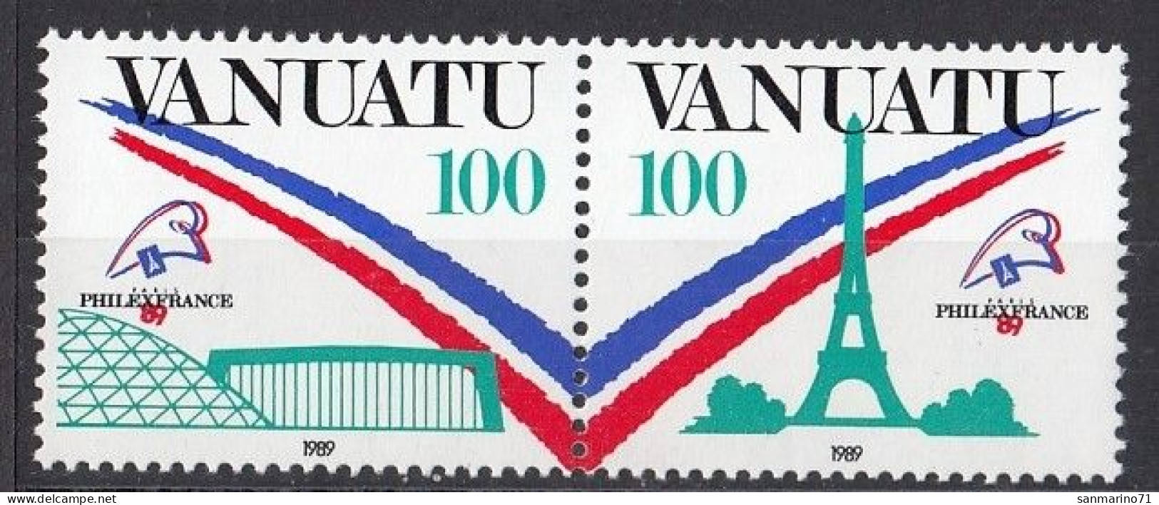 VANUATU 818-819,unused (**) - Vanuatu (1980-...)