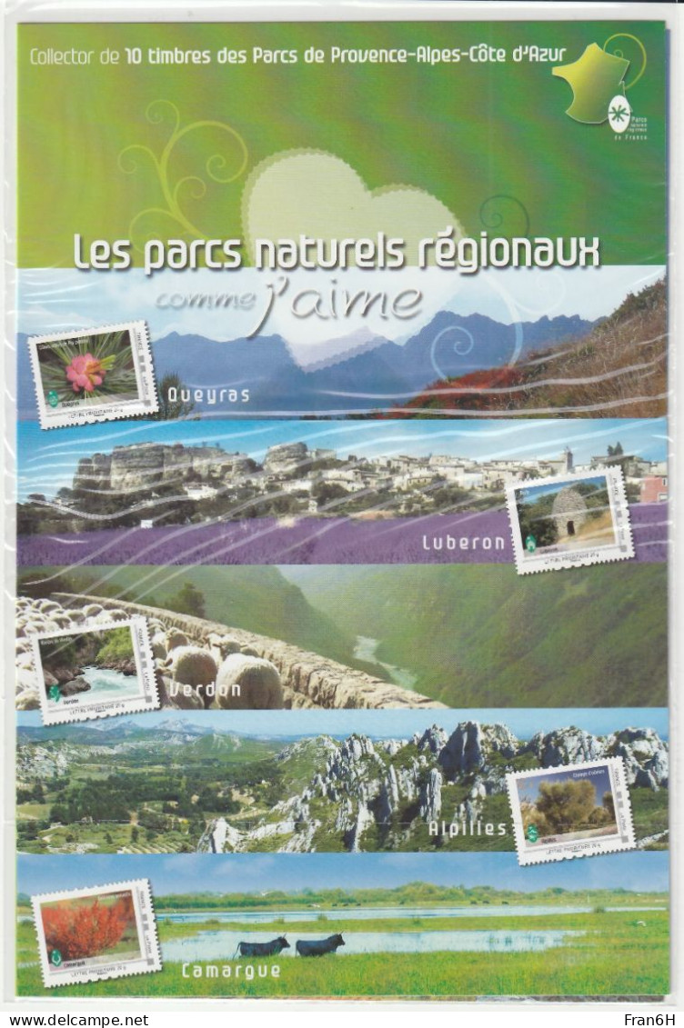 Collector 2010 - Parcs Provence- Alpes-Côte D'Azur - 10 Timbres VP - Neuf Scellé - Autoadhesif - Autocollant - Collectors