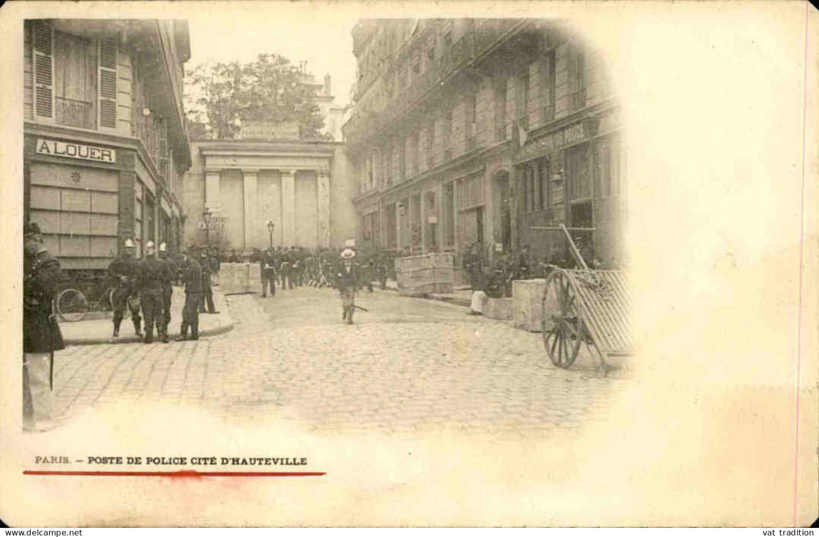 MÉTIERS -  Carte Postale Du Poste De Police  Cité D'Hauteville à Paris - L 152084 - Polizei - Gendarmerie