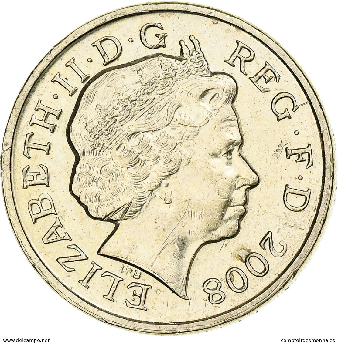 Grande-Bretagne, Elizabeth II, 1 Pound, 2008, Londres, Nickel-Cuivre, SUP - 1 Pound