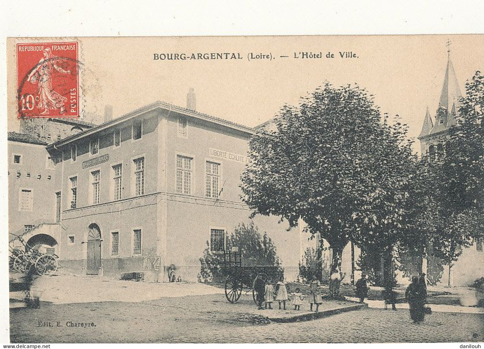 42 // BOURG ARGENTAL   L'hotel De Ville - Bourg Argental