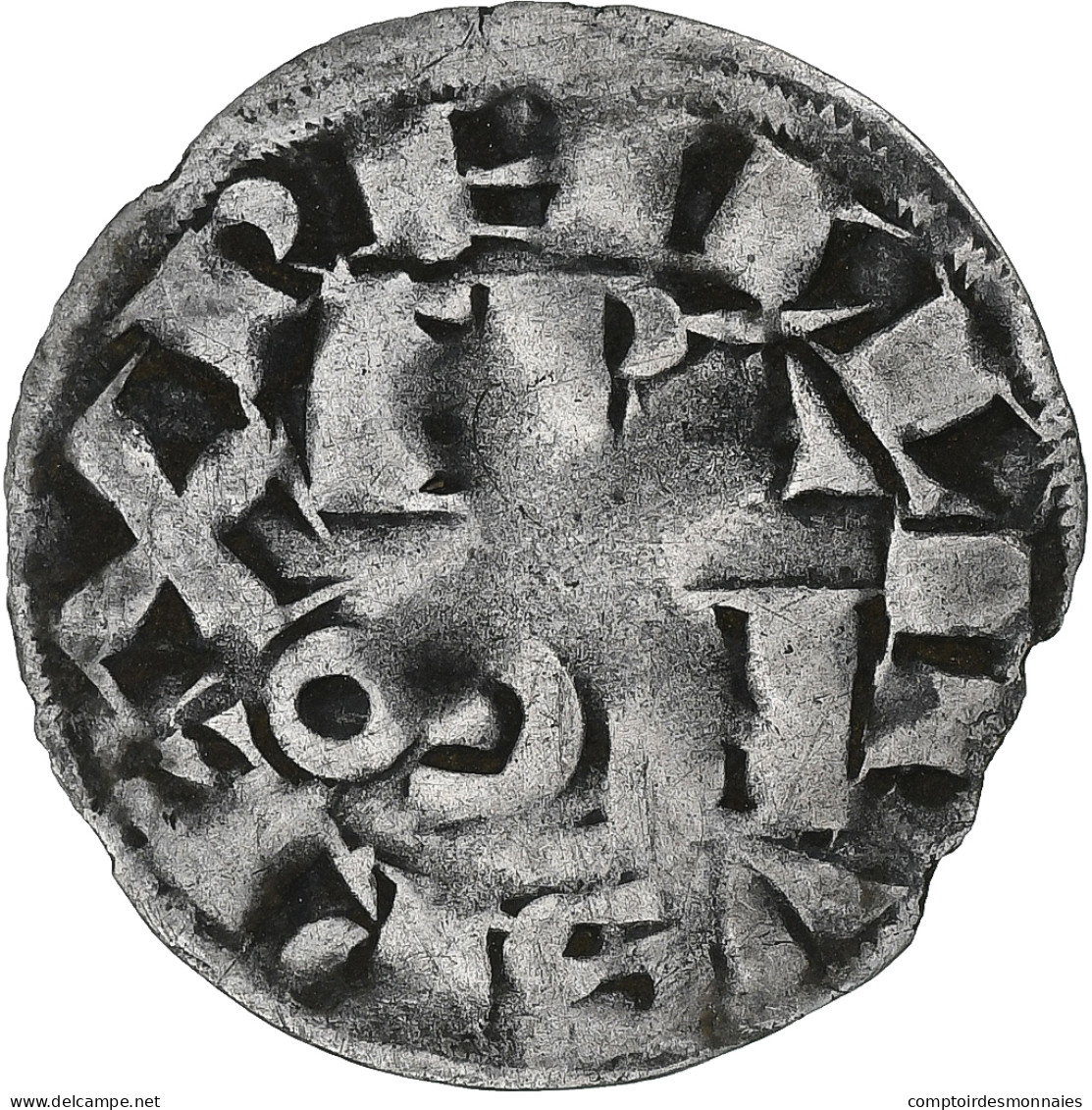 France, Philippe II Auguste, Denier Parisis, 1180-1223, Paris, Billon, TTB - 1180-1223 Philippe II Auguste