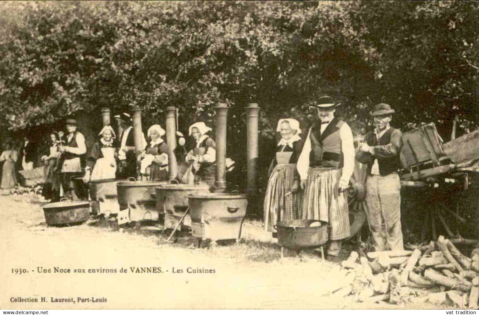 MÉTIERS -  Carte Postale Des Cuisines  Pendant Une Noce Aux Environs De Vannes - L 152086 - Europe