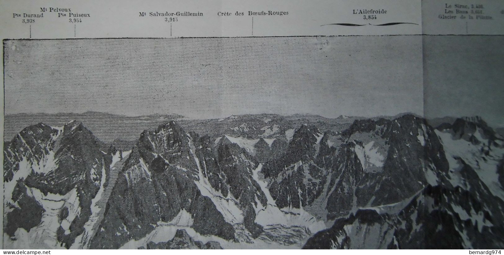 Alpes : Quatre Gravures Anciennes Du Club Alpin (1886) - Historische Dokumente