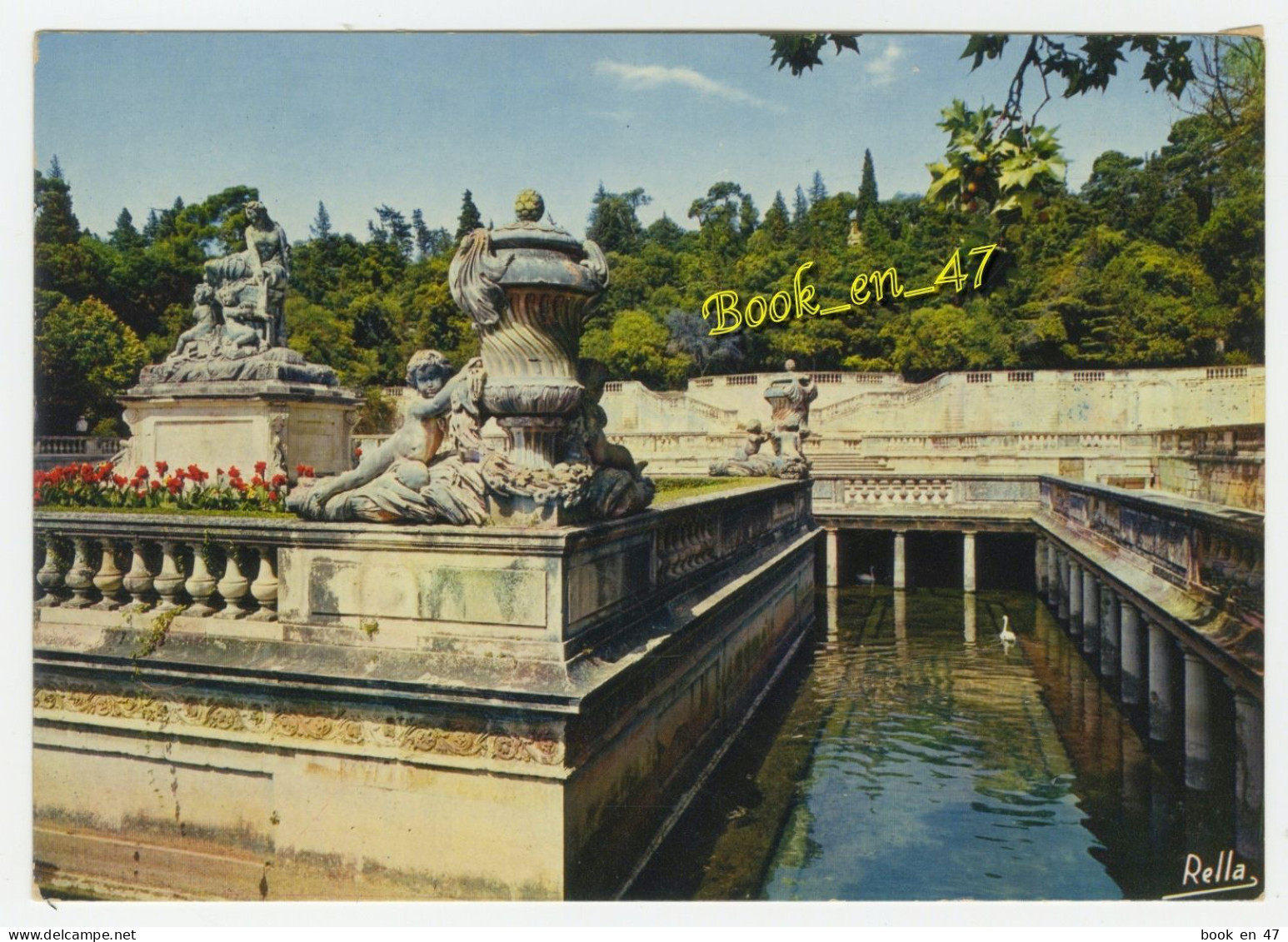 {91739} 30 Gard Nîmes , Le Jardin De La Fontaine , Les Bains Romains - Nîmes