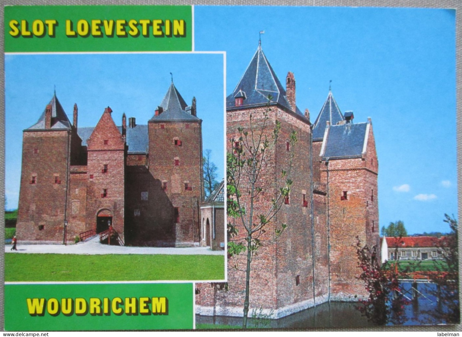 HOLLAND NETHERLANDS SLOT LOEVESTEIN WOUDRICHEM BURG KARTE POSTCARD CARTOLINA ANSICHTSKARTE CARTE POSTALE POSTKARTE CARD - Other & Unclassified