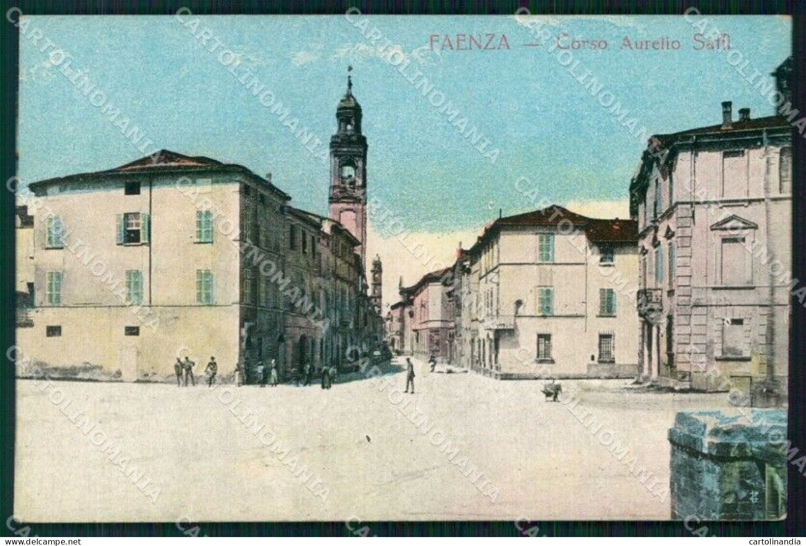 Ravenna Faenza Corso Aurelio Saffi Cartolina RB7766 - Ravenna