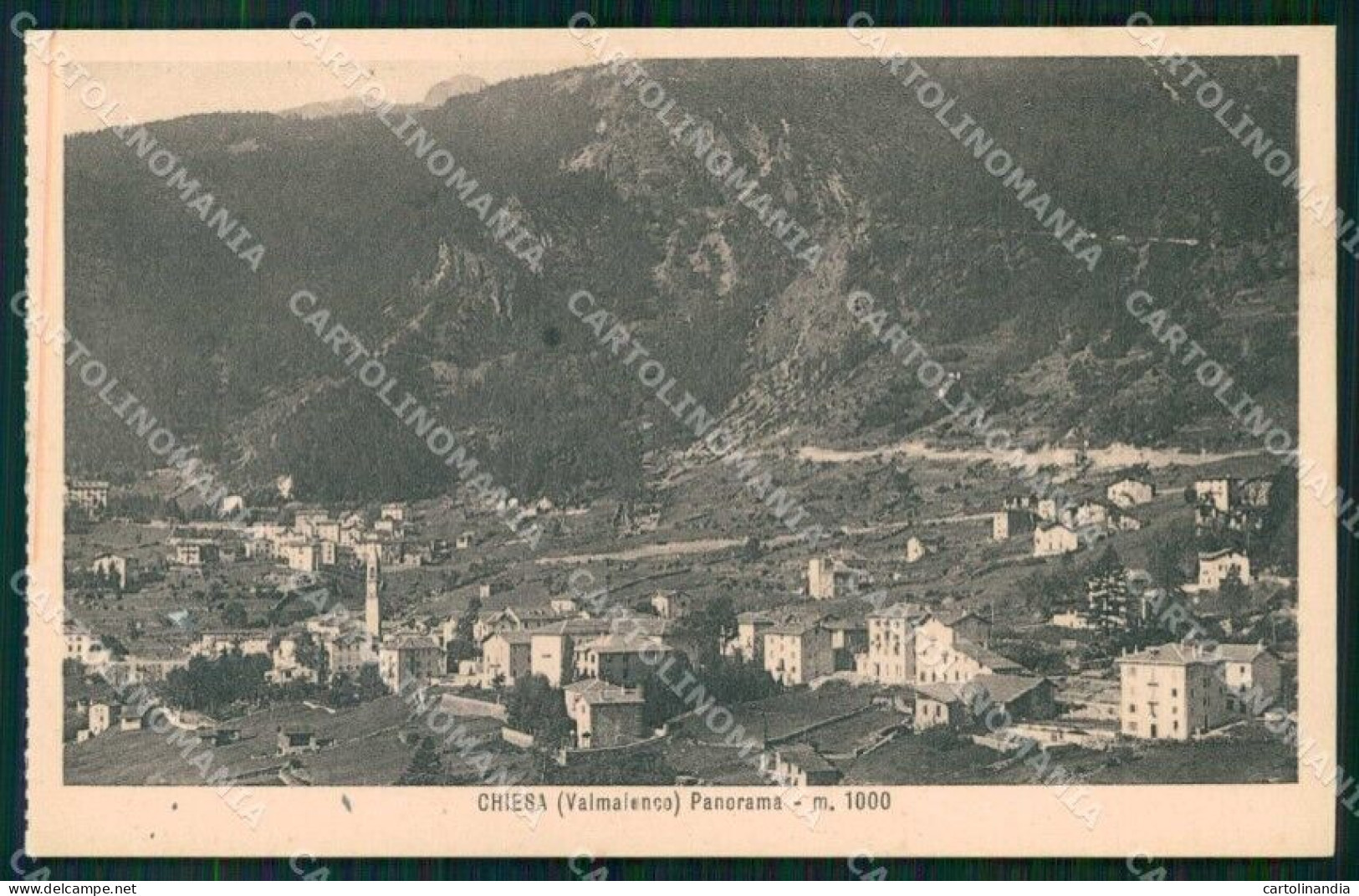 Sondrio Chiesa Valmalenco Cartolina RB7110 - Sondrio