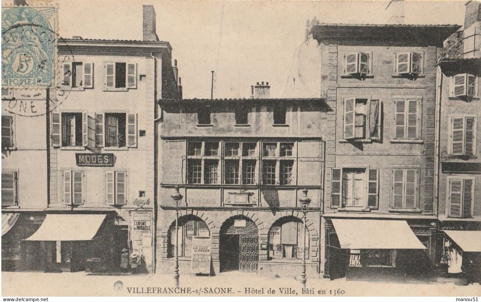 VILLEFRANCHE Sur SAONE  Hôtel De Ville - Villefranche-sur-Saone