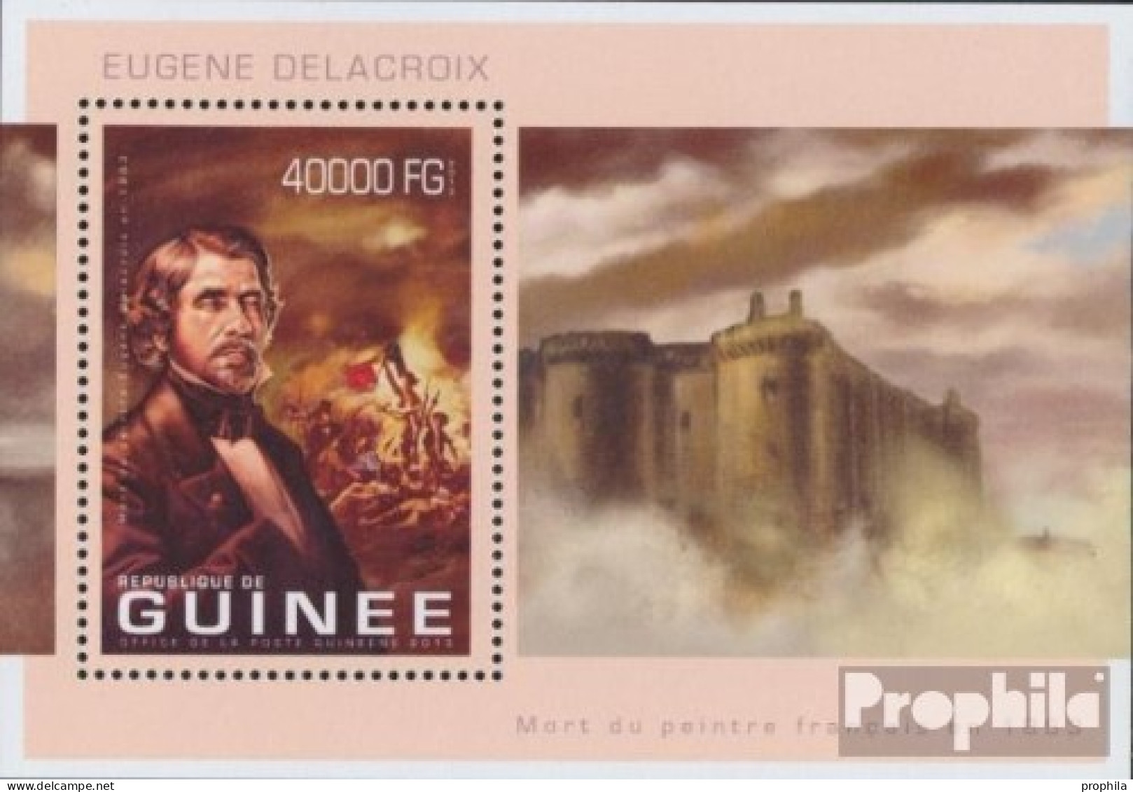 Guinea Block 2243 (kompl. Ausgabe) Postfrisch 2013 Eugène Delacroix - Guinée (1958-...)