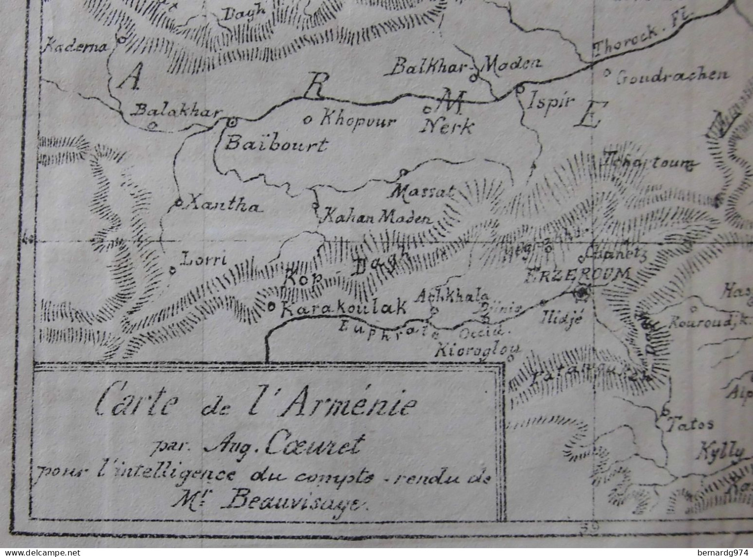 Arménie  Arménia : Une Carte Et Une Illustration Du 19è Siècle - Historische Dokumente