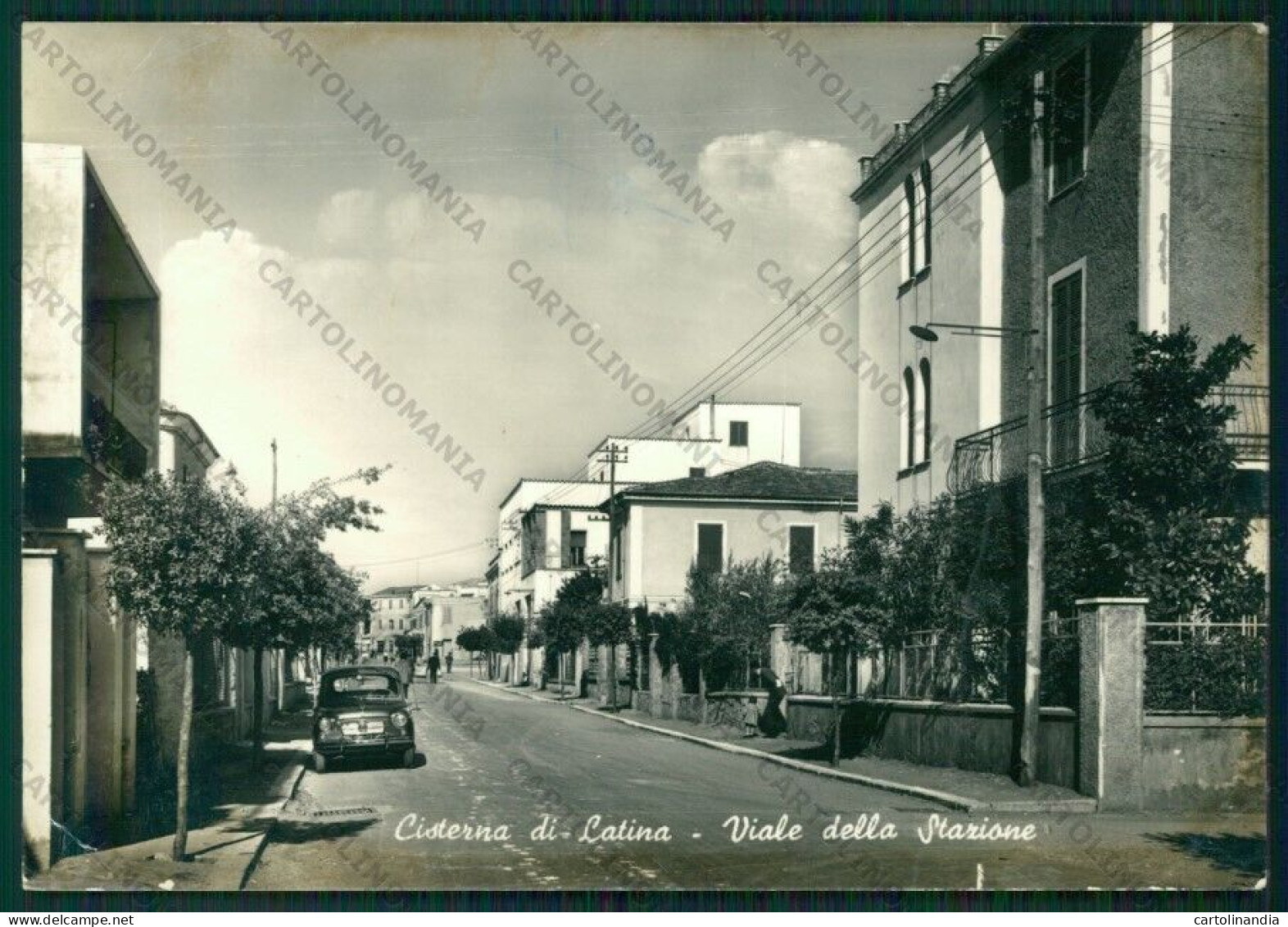 Latina Cisterna Di Latina Auto PIEGHE Foto FG Cartolina ZK1921 - Latina