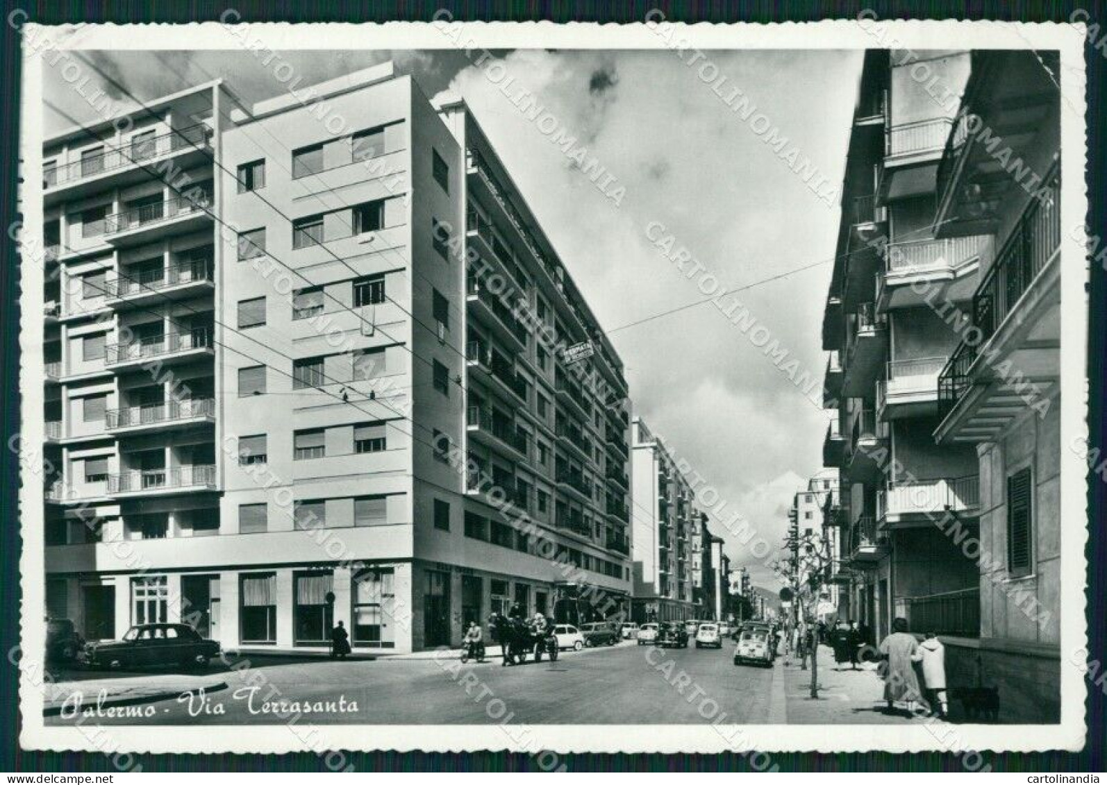 Palermo Città PIEGHINA Auto Foto FG Cartolina ZK4296 - Palermo