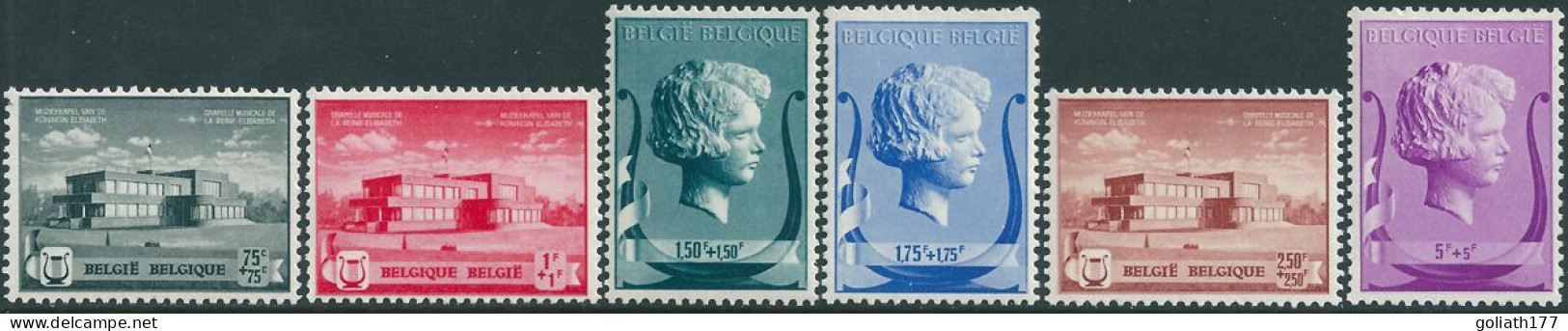 532/537 ** Obp 60 Euro - Unused Stamps