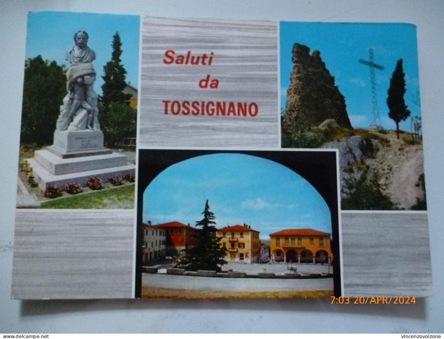 Cartolina  Viaggiata "Sauti Da TOSSIGNANO" 1972 - Bologna
