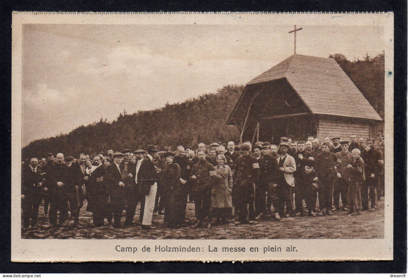 ALLEMAGNE - Camp De HOLZMINDEN - La Messe En Plein Air - Holzminden