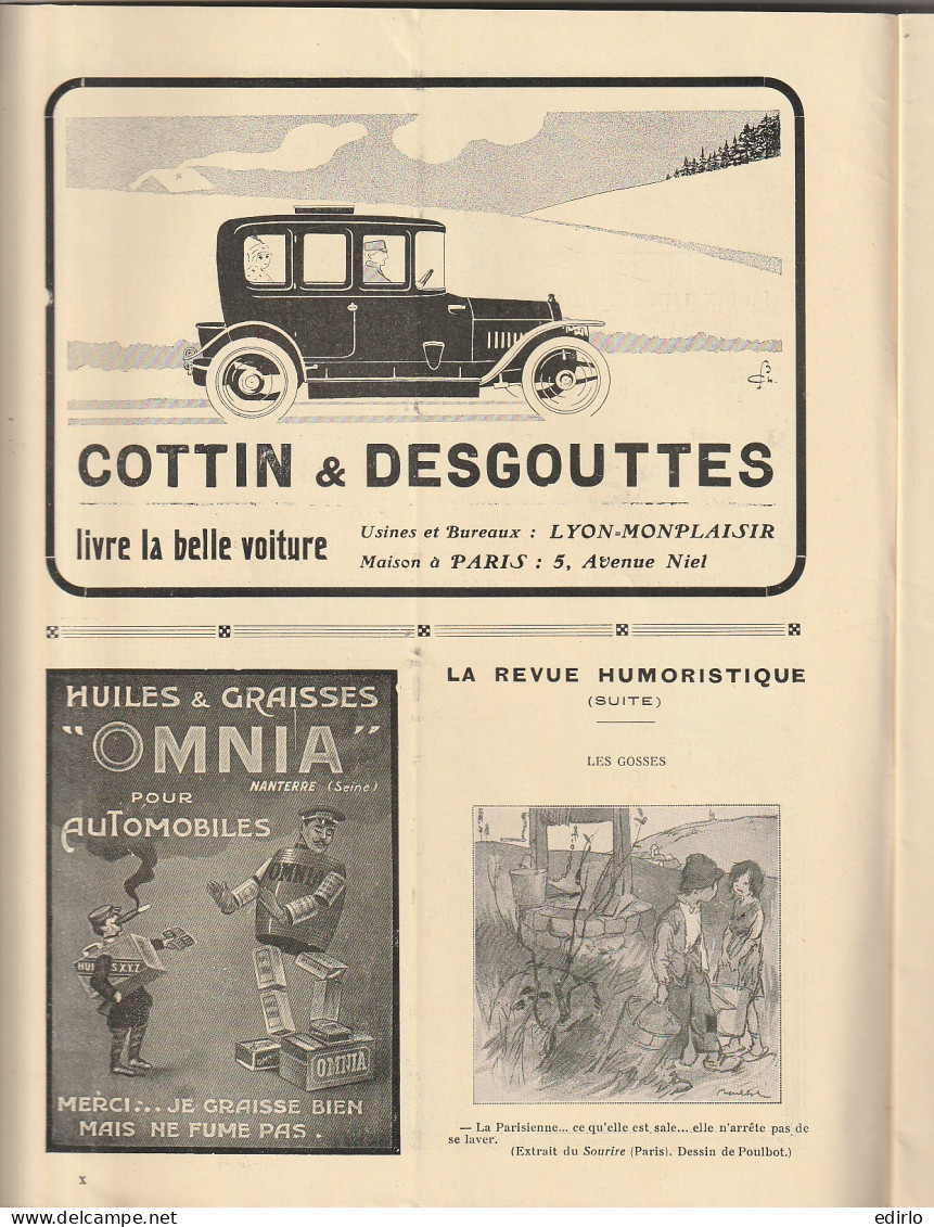 ***  REVUE ****  LA PRATIQUE AUTOMOBILE   1914 --   N° 211 --  Avec De Nombreuses Et  Belles Publicités Auto 40 Pages  - 1900 - 1949