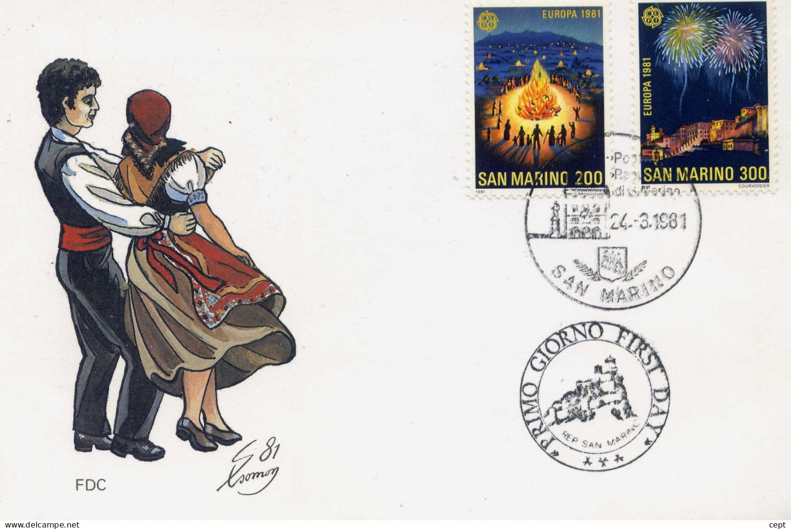 San Marino - Europa Cept 1981- FDC - 1981