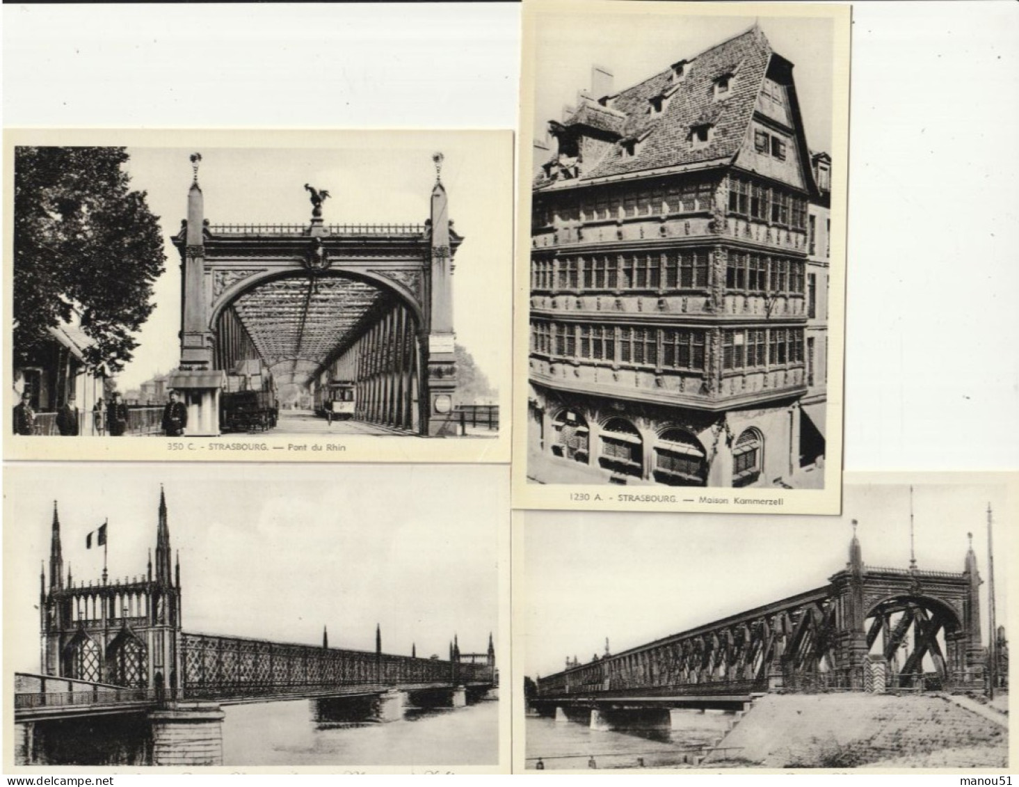 STRASBOURG - Lot De 8 CPSM - Strasbourg