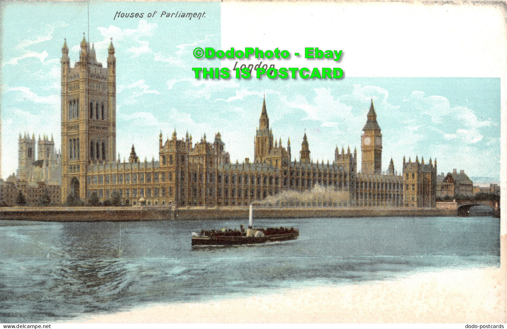 R434532 Houses Of Parliament. London. H. M. London Series I - Autres & Non Classés