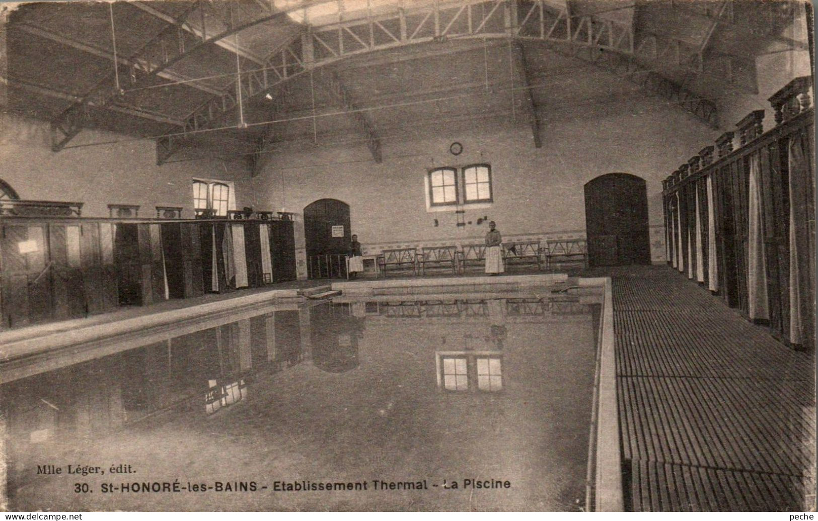 N°330 W -cpa Saint Honoré Les Bains -la Piscine- - Saint-Honoré-les-Bains