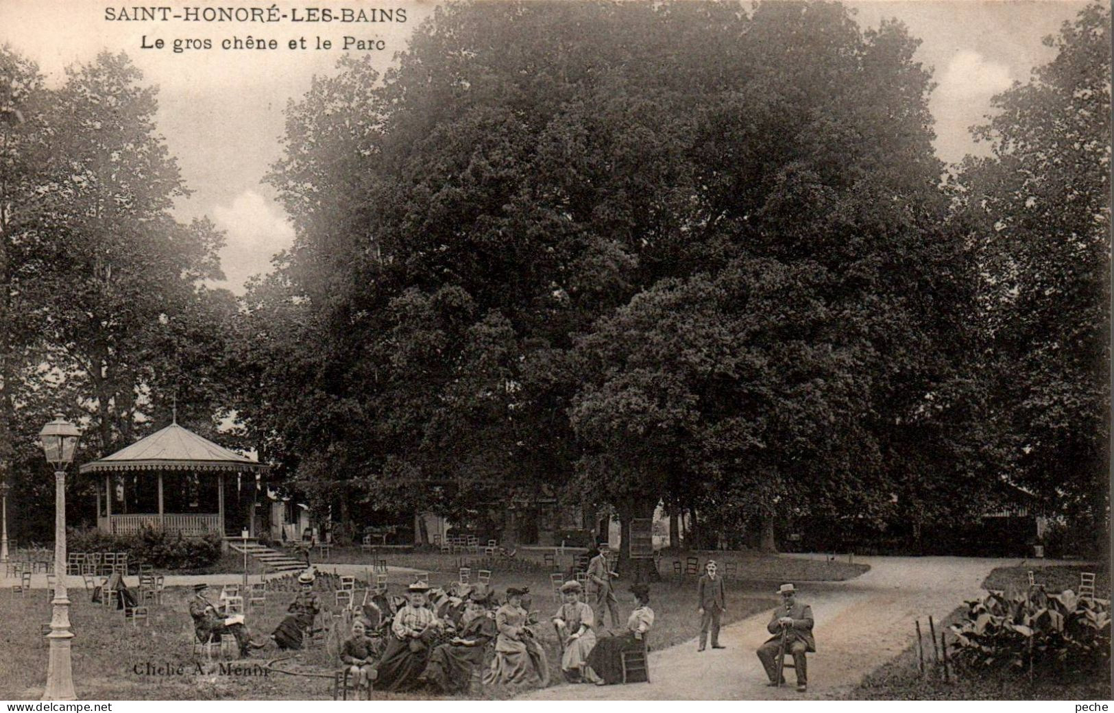 N°332 W -cpa Saint Honoré Les Bains -le Gros Chêne Parc- - Saint-Honoré-les-Bains