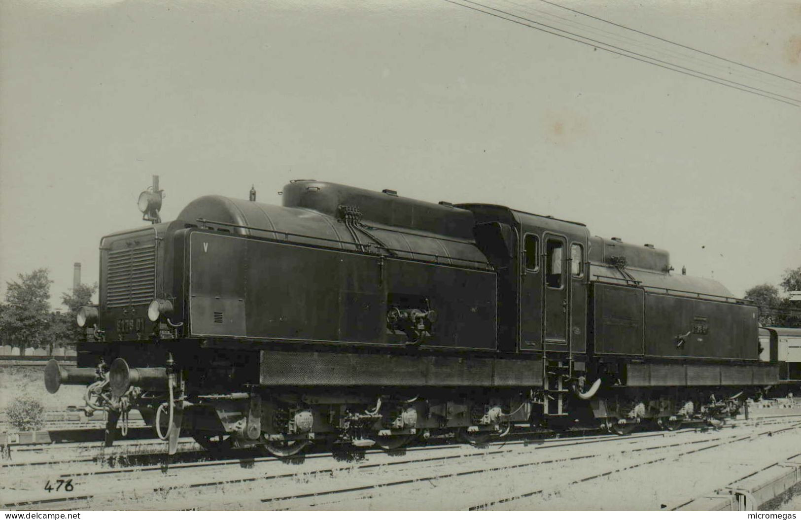 E 178-01 - E-loco With Boiler, Electrically Heated For Stadtbahn (Berlin) Trains - Trains