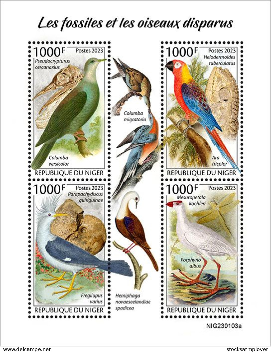 Niger  2023  Fossils And Extinct Birds S202403 - Níger (1960-...)