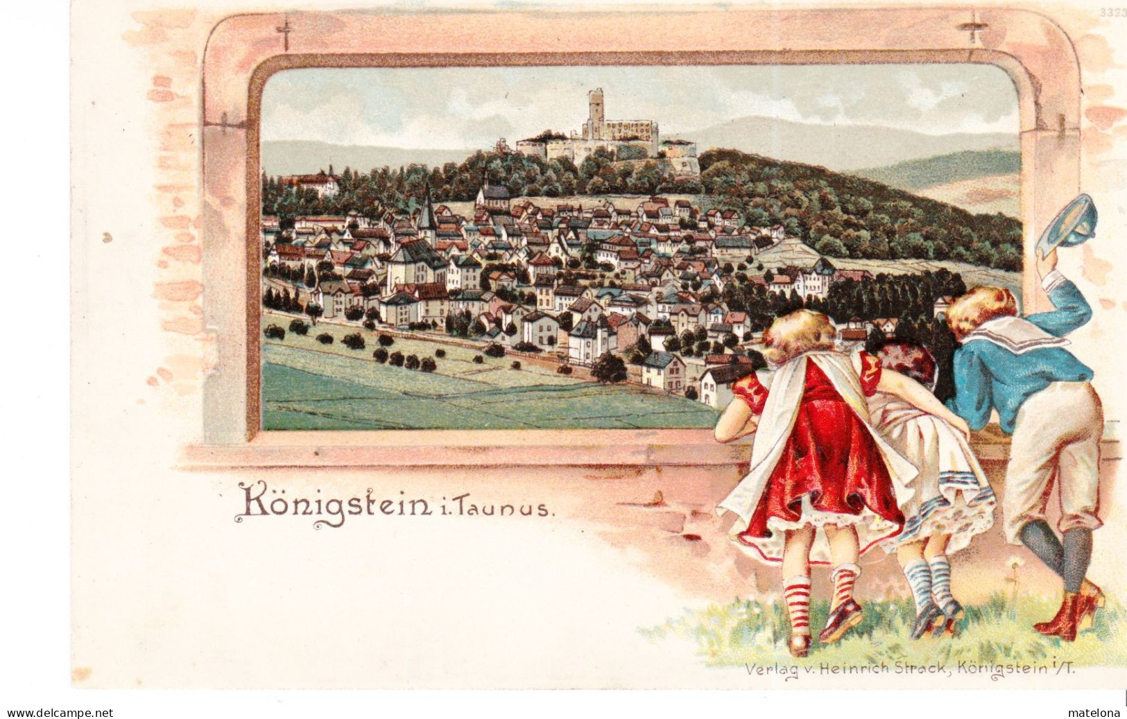 ALLEMAGNE HESSE KÖNIGSTEIN I. TAUNUS (EMBOSSED RELIEF ) - Königstein