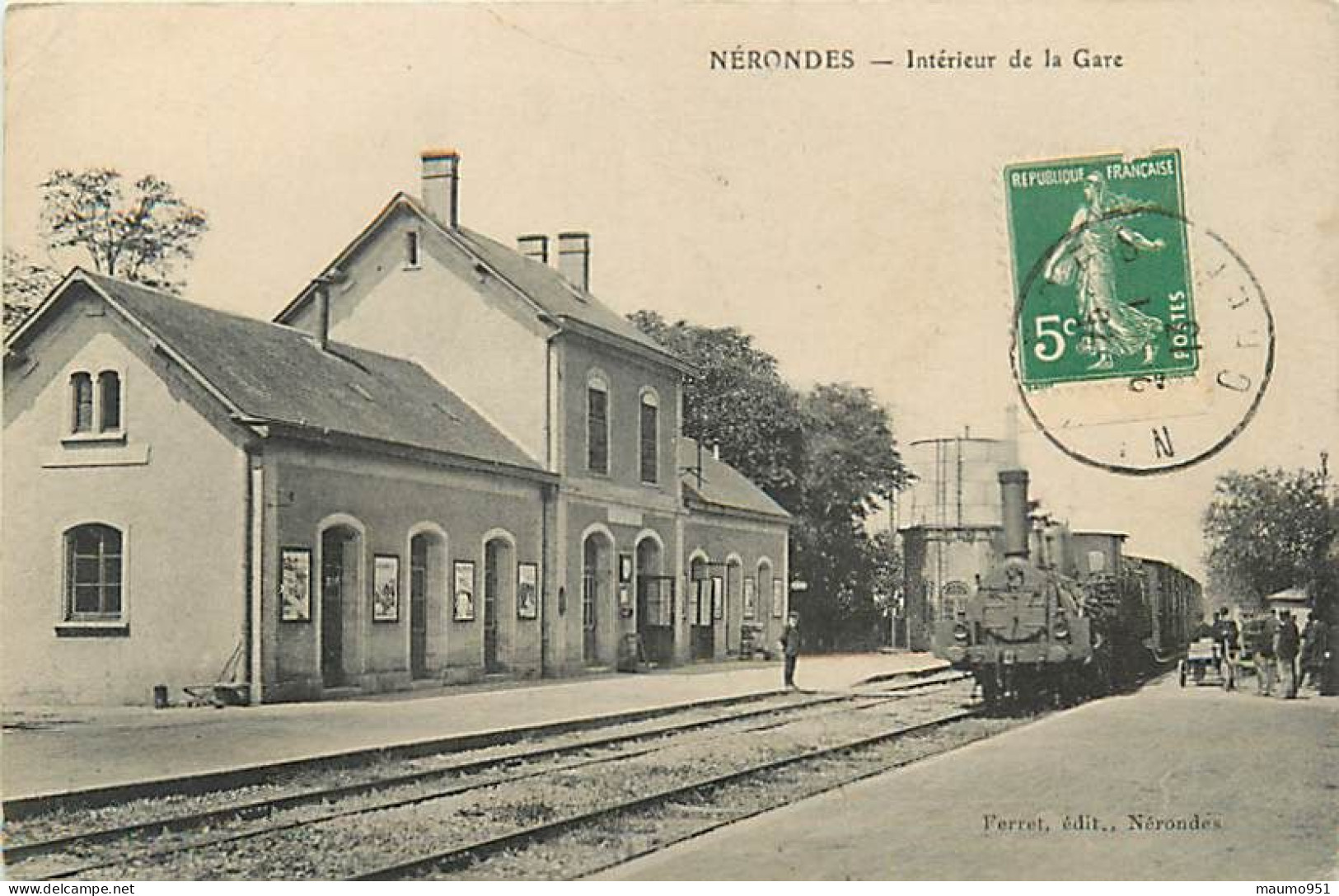 18 NERONDES - INTERIEUR DE LA GARE - Nérondes