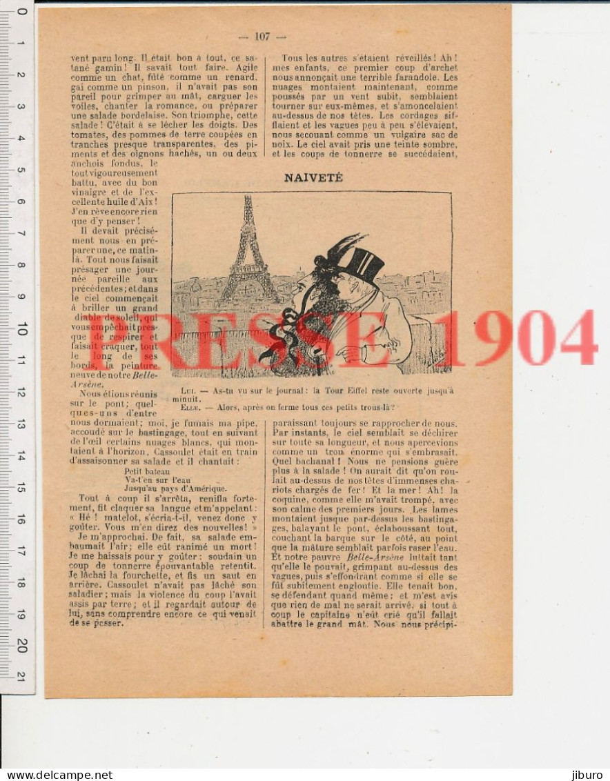 2vues Humour Dessin Sévil Théatre Rôle Premier Grand Tragique Tour Eiffel Horaires Ouverture Architecture = Petits Trous - Unclassified