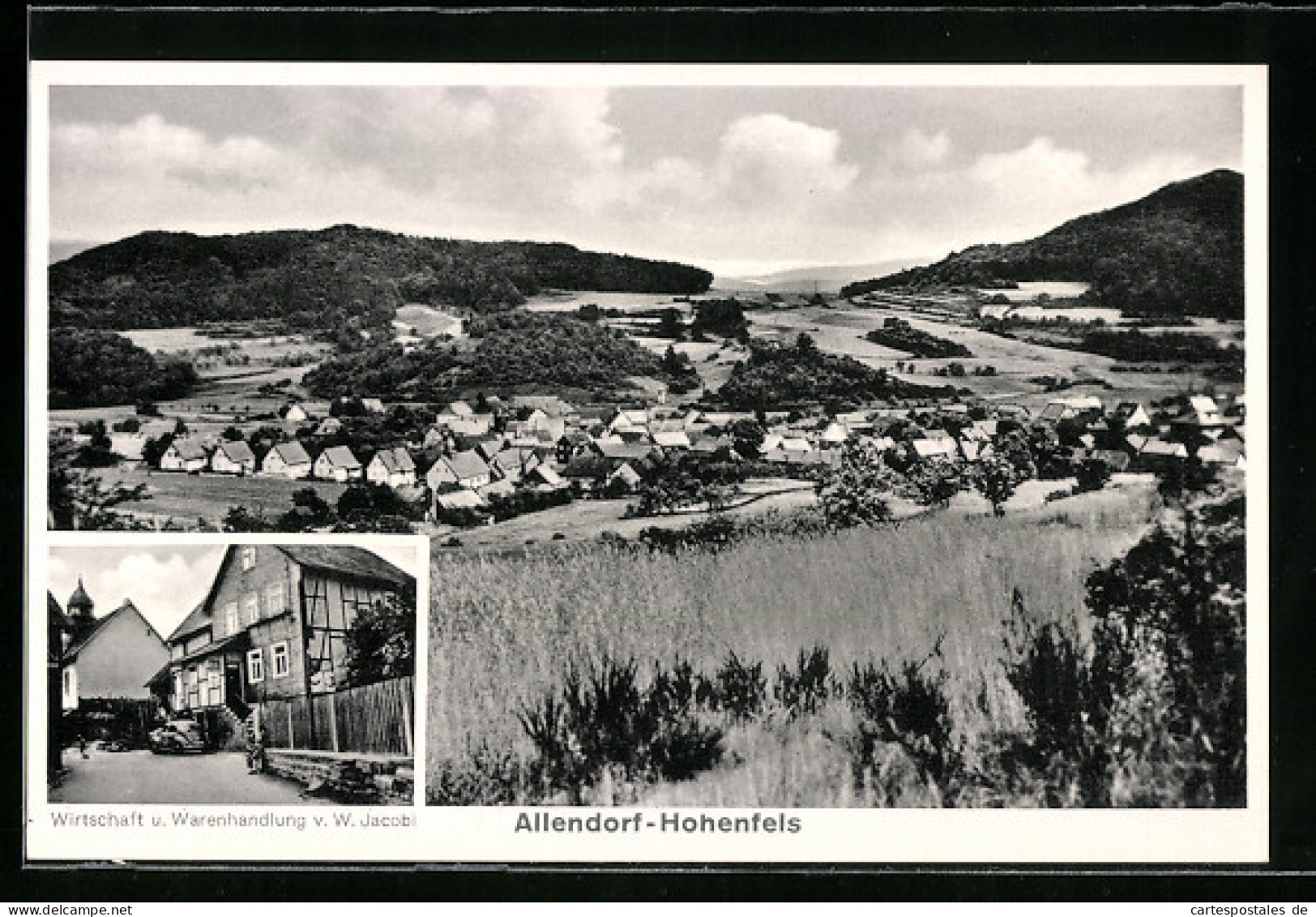 AK Allendorf-Hohenfels, Wirtschaft Und Warenhandlung W. Jacobi  - Autres & Non Classés