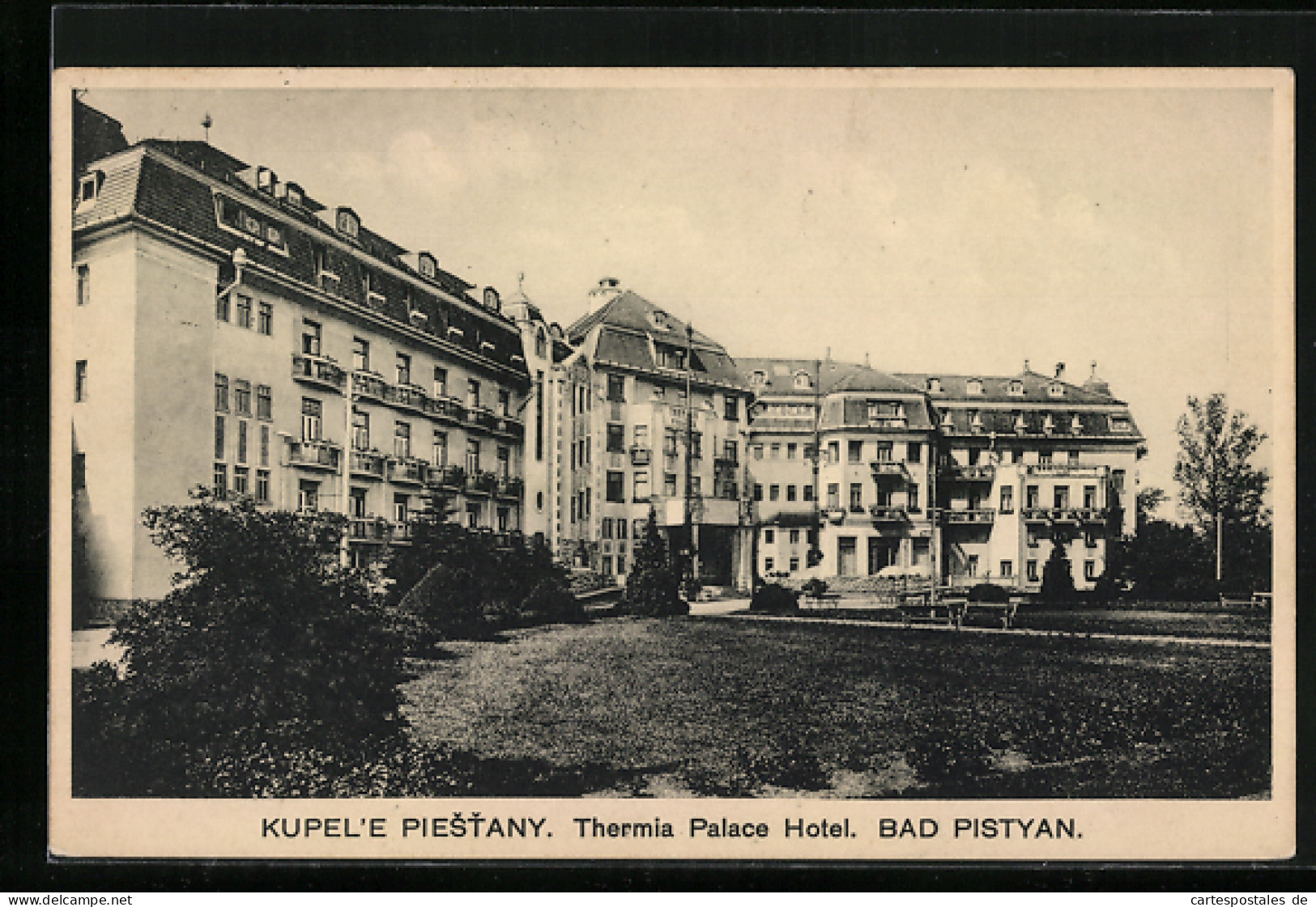 AK Bad Pistyan, Thermia Palace Hotel  - Slowakije