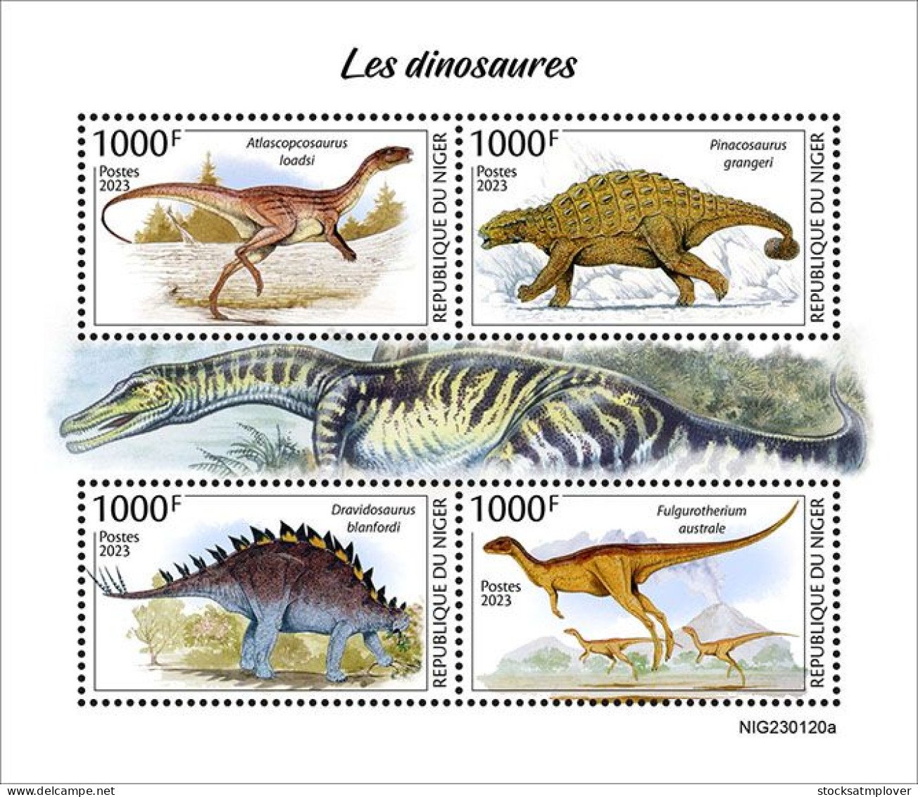 Niger  2023 Dinosaurs S202403 - Níger (1960-...)