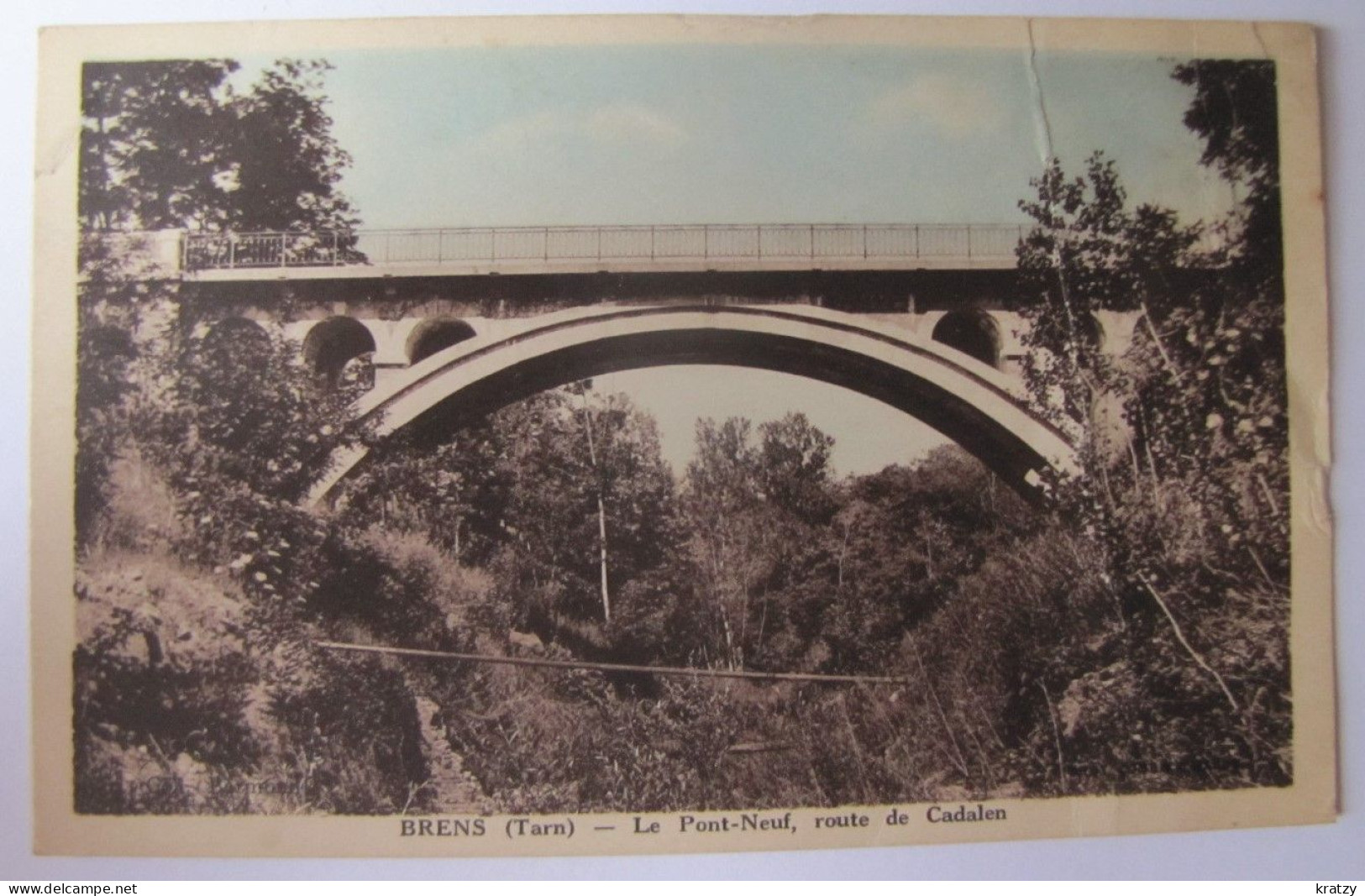 FRANCE - TARN - BRENS - Le Pont Neuf - Route De Cadalen - Autres & Non Classés